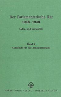 Produktbild: Ausschu&szlig; f&uuml;r das Besatzungsstatut