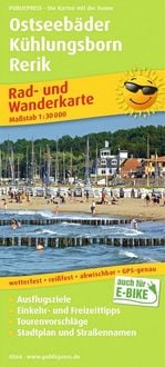 Produktbild: Publicpress Rad- und Wanderkarte Ostseeb&auml;der K&uuml;hlungsborn, Rerik 1:30.000