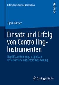 Produktbild: Einsatz und Erfolg von Controlling-Instrumenten