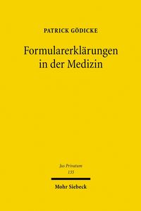 Produktbild: Formularerkl&auml;rungen in der Medizin