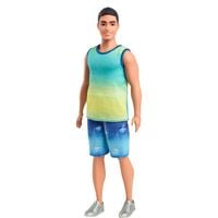 Produktbild: Barbie Fashionista Ken Puppe im Ombr&eacute; Tanktop