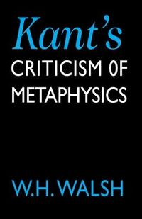 Produktbild: Kant's Criticism of Metaphysics
