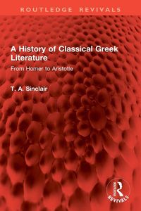 Produktbild: A History of Classical Greek Literature