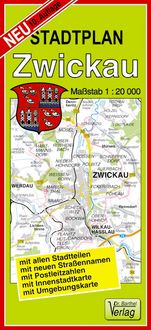 Produktbild: Stadtplan Zwickau und Werdau