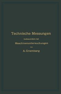 Produktbild: Technische Messungen insbesondere bei Maschinenuntersuchungen
