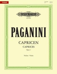 Produktbild: 24 Capricen f&uuml;r Violine solo op. 1