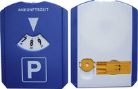 Produktbild: HP Autozubeh&ouml;r 19944 Parkscheibe 15mm x 11cm mit Wischlippe zum Wasserabstreifen, mit Profiltiefenmesser, mit M&uuml;nzbox, mit