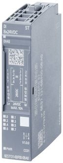 Produktbild: Siemens 6ES7131-6BF00-0CA0 6ES71316BF000CA0 SPS-Eingangs-Modul 30 V, 24 V/DC