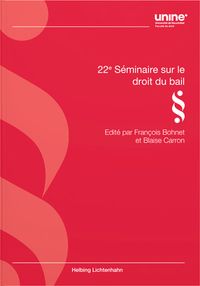 Produktbild: 22e S&eacute;minaire sur le droit du bail