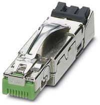 Produktbild: Phoenix Contact CUC-IND-C1ZNI-S/R4IE8 RJ45-Steckverbinder 1421607 Stecker, gerade Polzahl Sensoren 8 Gr&uuml;n 1 St.
