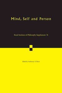 Produktbild: Mind, Self and Person