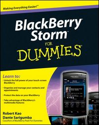Produktbild: BlackBerry Storm for Dummies