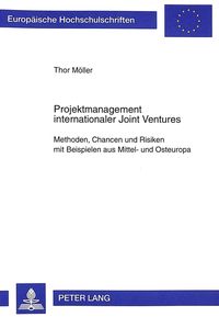 Produktbild: Projektmanagement internationaler Joint Ventures