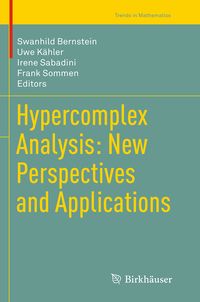 Produktbild: Hypercomplex Analysis: New Perspectives and Applications