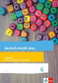Produktbild: Deutsch.kombi plus. Arbeitsheft Rechtschreibung/Grammatik 6. Schuljahr. Allgemeine Ausgabe