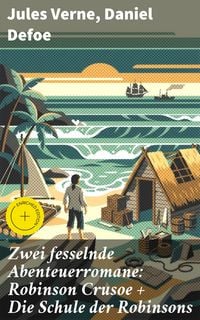 Produktbild: Zwei fesselnde Abenteuerromane: Robinson Crusoe + Die Schule der Robinsons