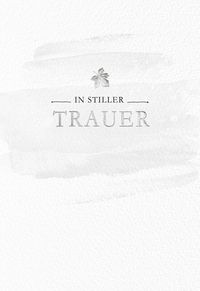 Produktbild: Trauerkarte In stiller Trauer