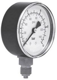 Produktbild: ICH Manometer 301.40.-1 Anschluss (Manometer): Unterseite -1 bis 0 bar Au&szlig;engewinde 1/8" 1 St.
