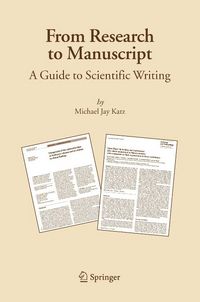 Produktbild: From Research To Manuscript
