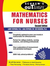Produktbild: Schaum's Outline of Mathematics for Nurses