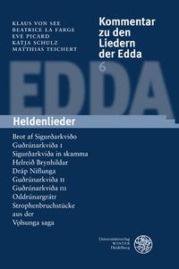 Produktbild: Kommentar zu den Liedern der Edda / Heldenlieder