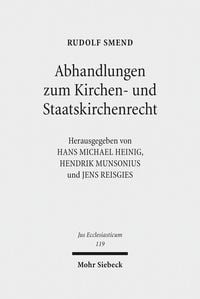 Produktbild: Abhandlungen zum Kirchen- und Staatskirchenrecht