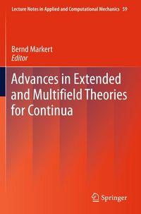 Produktbild: Advances in Extended and Multifield Theories for Continua