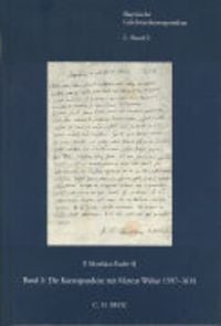 Produktbild: Die Korrespondenz mit Marcus Welser Band II: 1597-1614