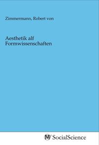 Produktbild: Aesthetik alf Formwissenschaften
