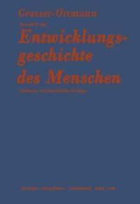 Produktbild: Grundri&szlig; der Entwicklungsgeschichte des Menschen