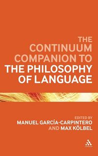 Produktbild: The Continuum Companion to the Philosophy of Language