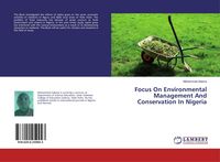 Produktbild: Focus On Environmental Management And Conservation In Nigeria