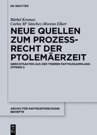 Produktbild: Neue Quellen zum Proze&szlig;recht der Ptolem&auml;erzeit