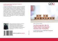 Produktbild: La formaci&oacute;n de la habilidad triangular textos de Filosof&iacute;a