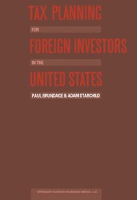 Produktbild: Tax Planning for Foreign Investors in the United States