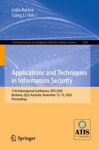 Produktbild: Applications and Techniques in Information Security