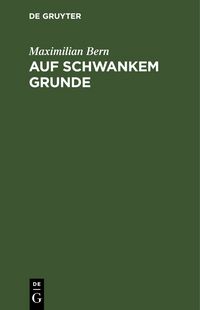 Produktbild: Auf schwankem Grunde