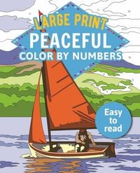 Produktbild: Large Print Peaceful Color by Numbers