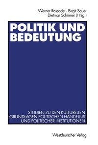 Produktbild: Politik und Bedeutung