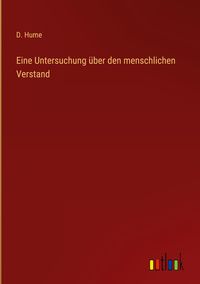 Produktbild: Eine Untersuchung &uuml;ber den menschlichen Verstand