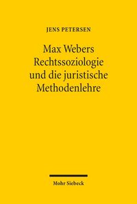 Produktbild: Petersen, J: Max Webers Rechtssoziologie