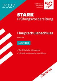 Produktbild STARK Lösungen zu Deutsch - Hauptschulabschluss 2027 Hessen - Prüfungsvorbereitung