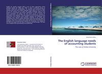 Produktbild: The English language needs of accounting students