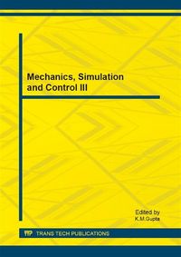 Produktbild: Mechanics, Simulation and Control III