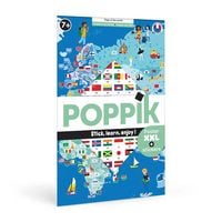 Produktbild: POPPIK - Lernposter & Sticker Flaggen der Welt