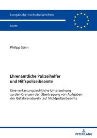 Produktbild: Ehrenamtliche Polizeihelfer und Hilfspolizeibeamte