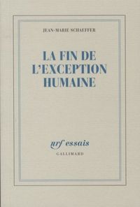 Produktbild: La fin de l'exception humaine