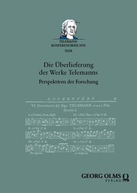 Produktbild: Die &Uuml;berlieferung der Werke Telemanns