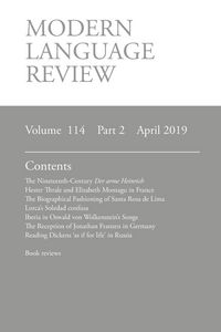 Produktbild: Modern Language Review (114