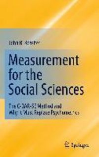 Produktbild: Measurement for the Social Sciences